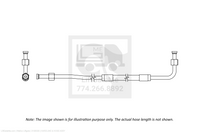 Waltco Liftgate Part Number 3190028 | hardline & hose assy