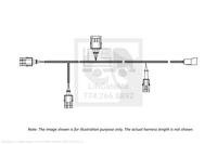 Waltco Liftgate Part Number 3190104 | wire harness, switches, wdl u2