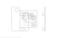 Waltco Liftgate Part Number 3190294 | weldment, slide bar base plate