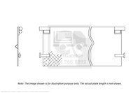 Waltco Liftgate Part Number 32416501 | steel ramp sub-assembly
