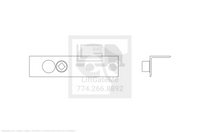 Waltco Liftgate Part Number 33019500 | torsion bar anchor assembly