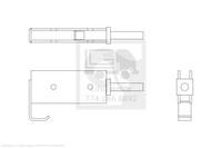 Waltco Liftgate Part Number 33027000 | shoe assembly