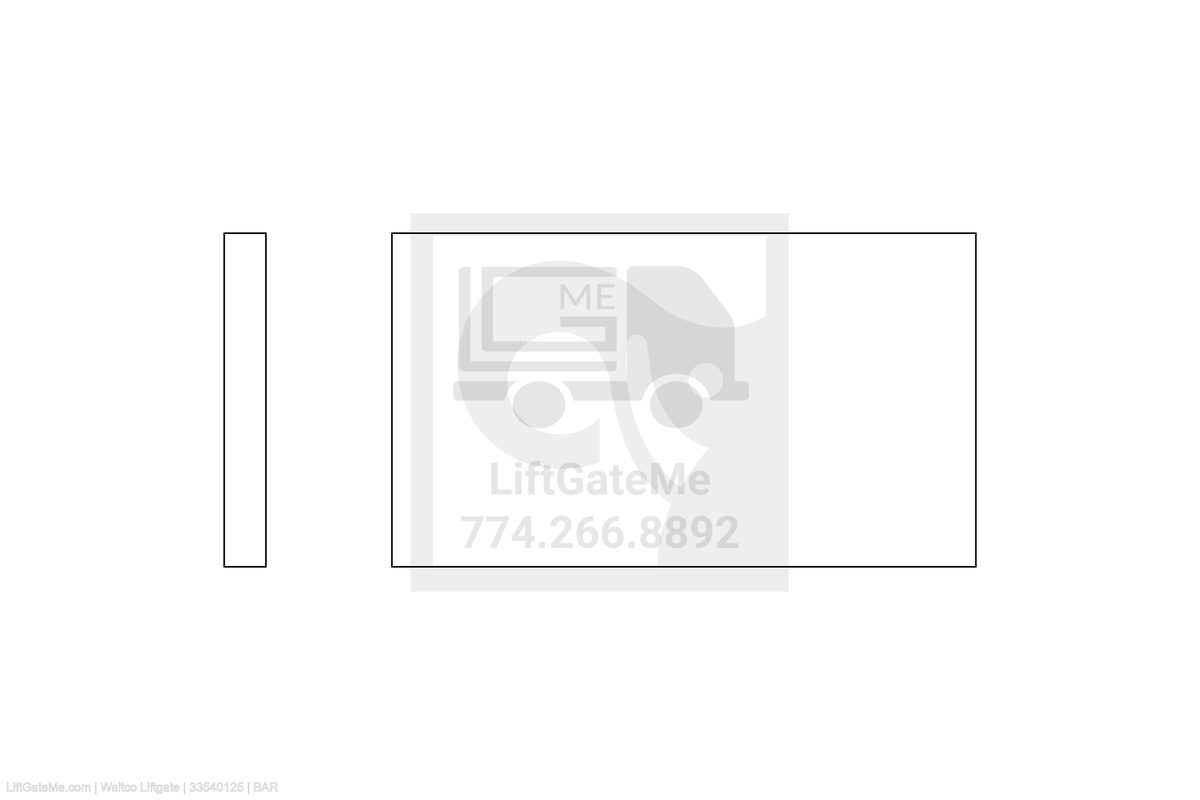 Waltco Liftgate Part Number 33540125 | bar