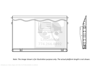 Waltco Liftgate Part Number 34011098 | platform assembly, aluminum