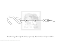 Waltco Liftgate Part Number 34039000 | 18" lanyard, w/hook