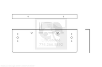 Waltco Liftgate Part Number 34050251 | license plate bracket