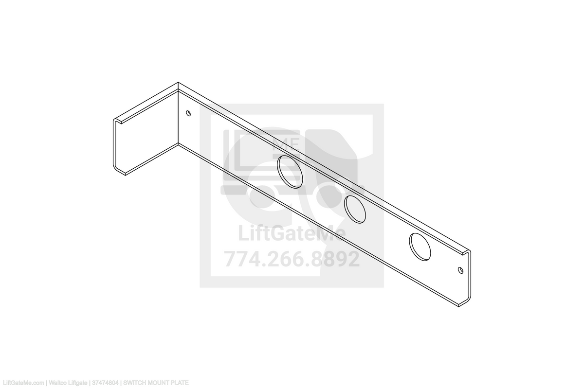 Waltco Liftgate Part Number 37474804 | switch mount plate
