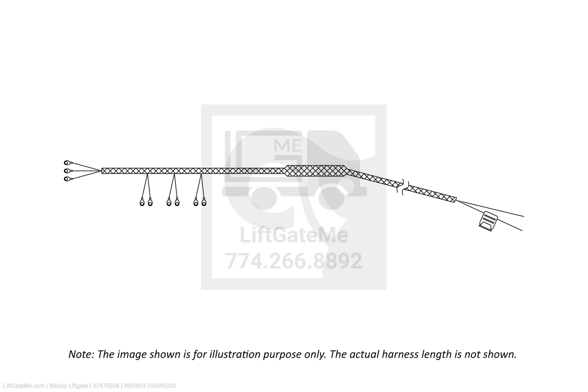 Waltco Liftgate Part Number 37475504 | wiring harness