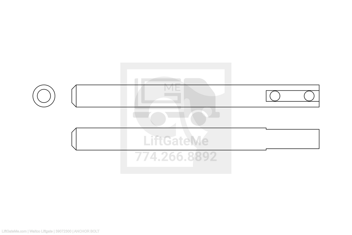 Waltco Liftgate Part Number 39072300 | anchor bolt