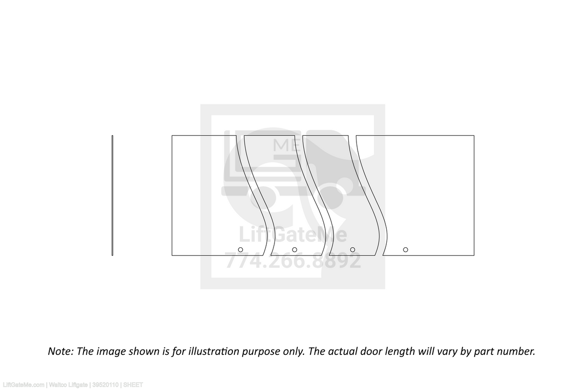 Waltco Liftgate Part Number 39520110 | sheet