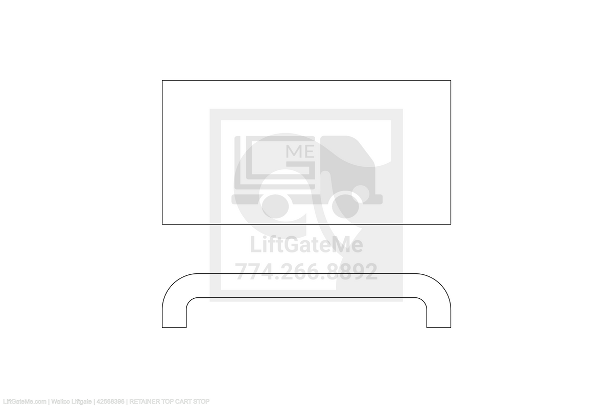 Waltco Liftgate Part Number 42668396 | retainer top cart stop