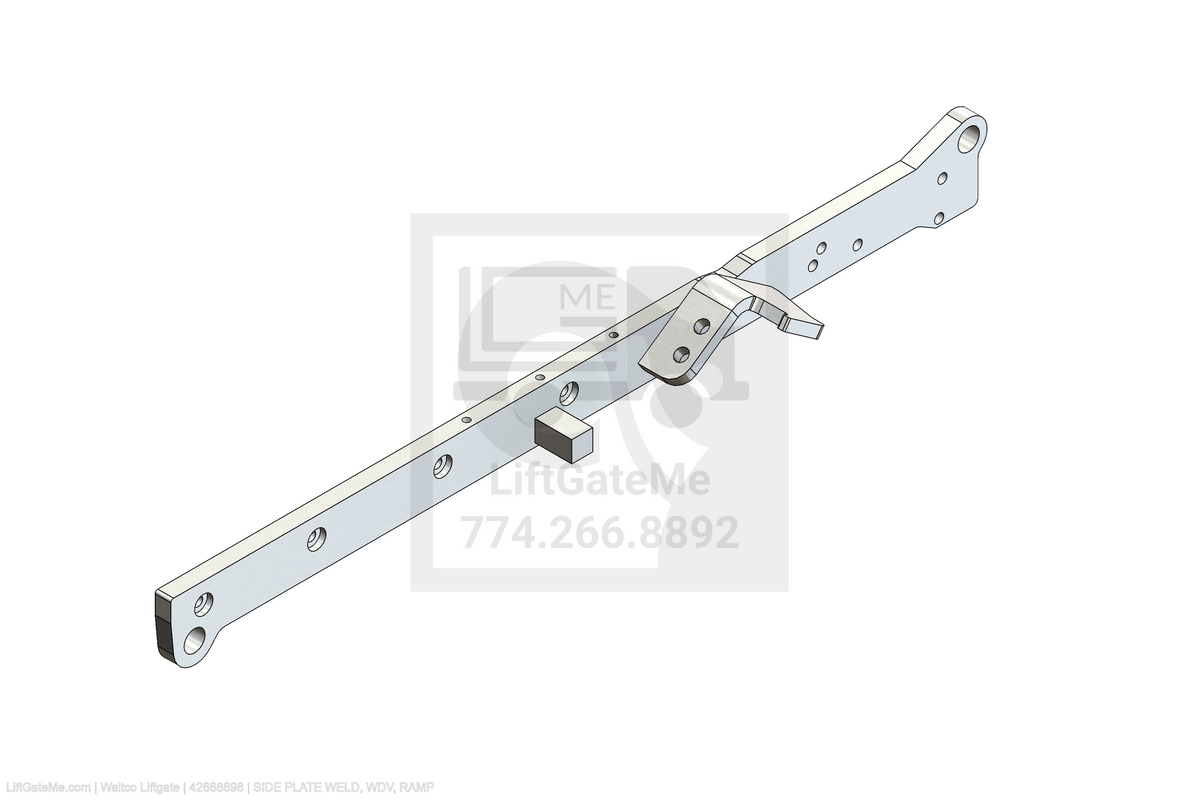 Waltco Liftgate Part Number 42668698 | side plate weld, wdv, ramp
