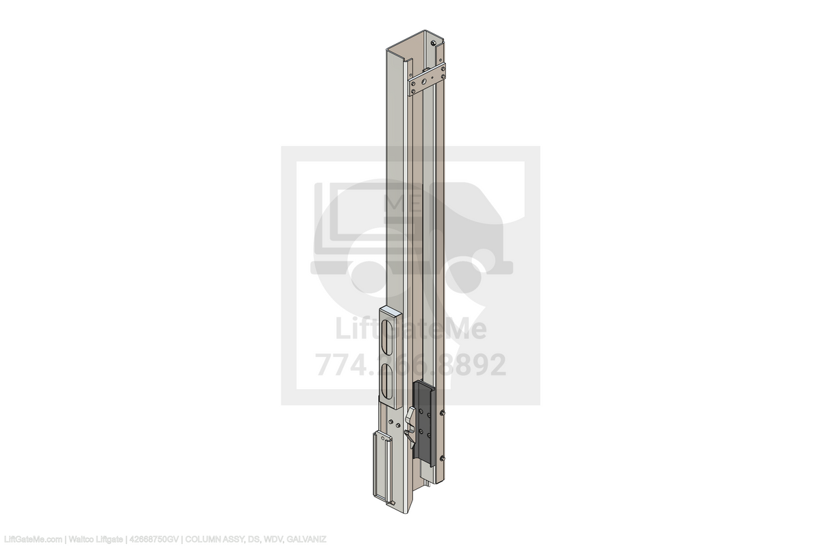 Waltco Liftgate Part Number 42668750gv | column assy, ds, wdv, galvaniz