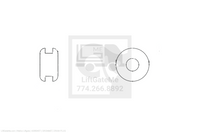 Waltco Liftgate Part Number 42669457 | grommet, drain plug