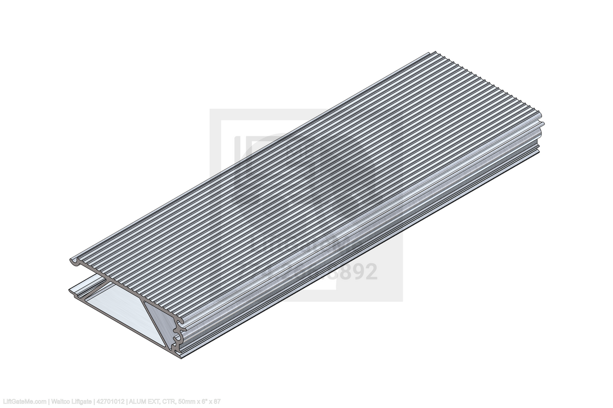 Waltco Liftgate Part Number 42701012 | alum ext, ctr, 50mm x 6" x 87