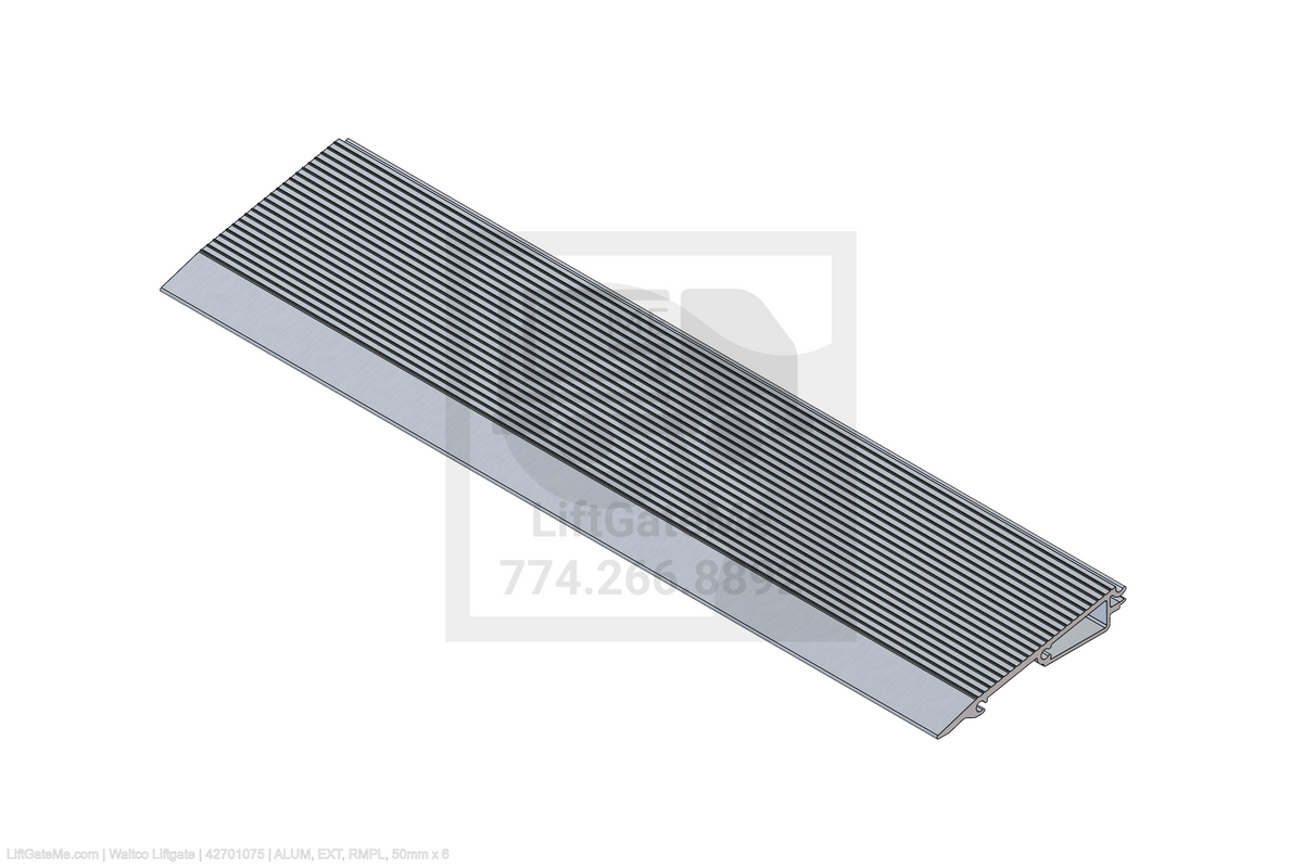 Waltco Liftgate Part Number 42701075 | alum, ext, rmpl, 50mm x 6
