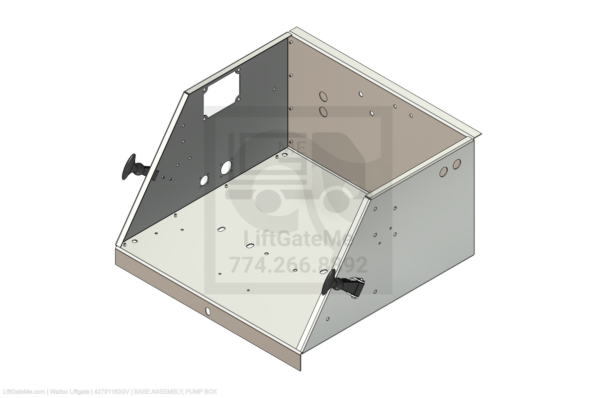 Waltco Liftgate Part Number 42791160gv | base assembly, pump box