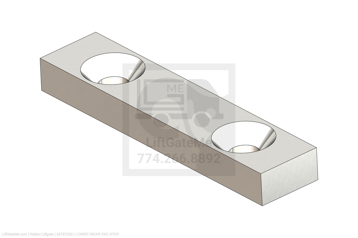 Waltco Liftgate Part Number 42797200 | lower wear pad stop