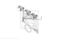 Waltco Liftgate Part Number 43016076 | 6-light assy, comp kit