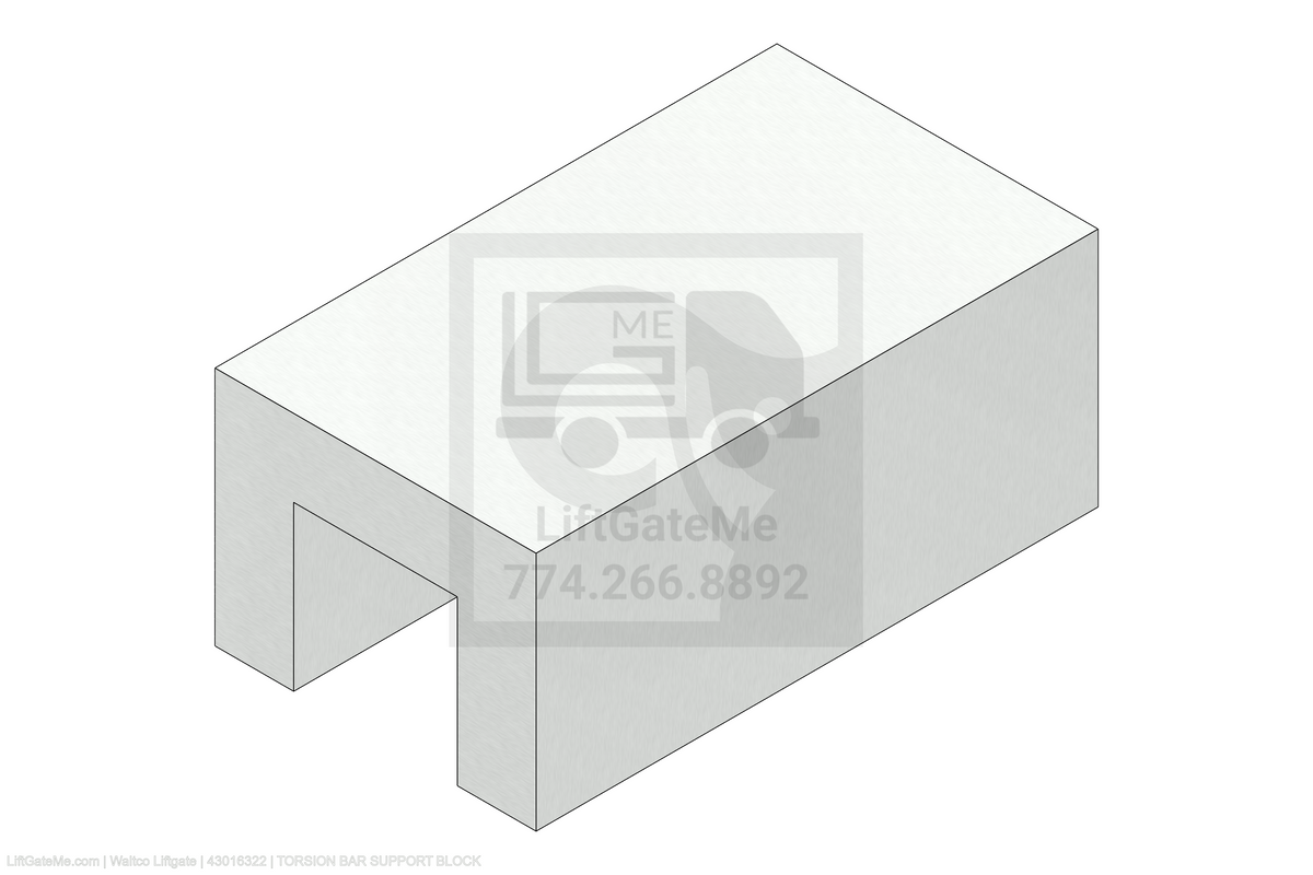Waltco Liftgate Part Number 43016322 | torsion bar support block