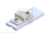 Waltco Liftgate Part Number 43020239 | torsion bar support assembly