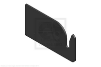 Waltco Liftgate Part Number 43220905 | deck retainer plate,mdl m/f pc