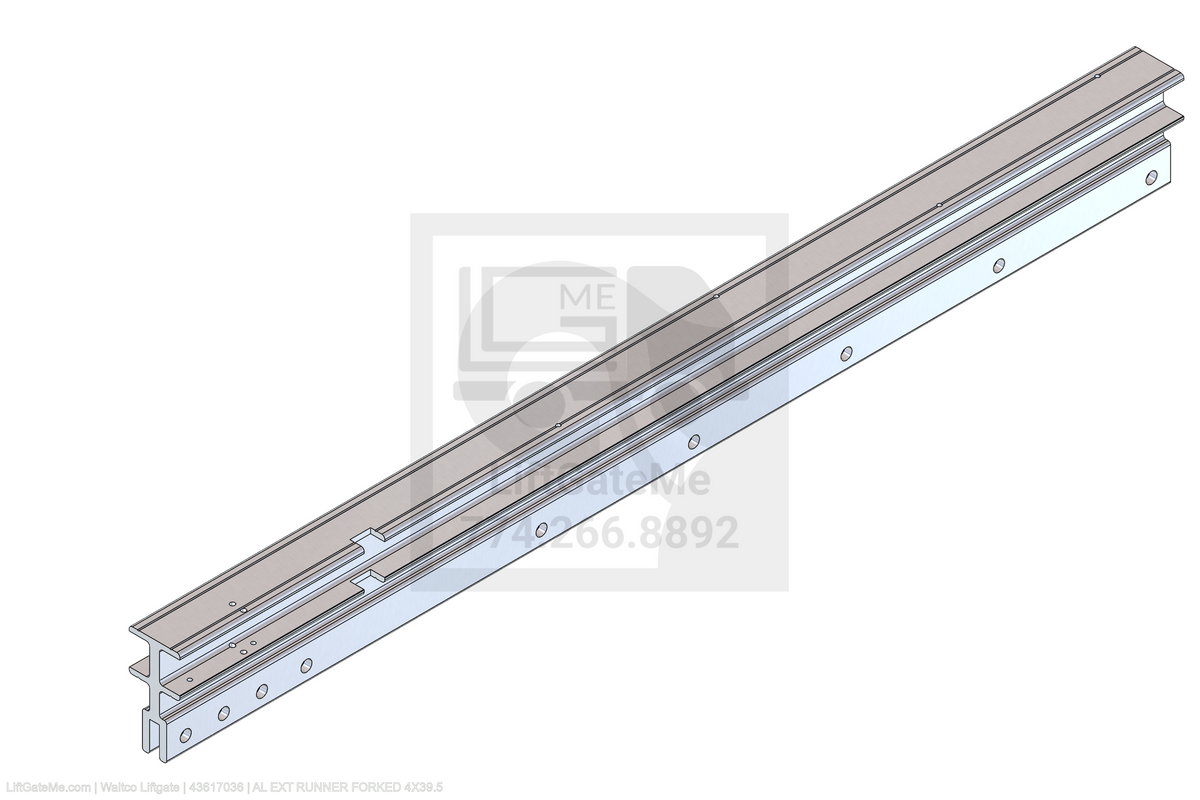 Waltco Liftgate Part Number 43617036 | al ext runner forked 4x39.5