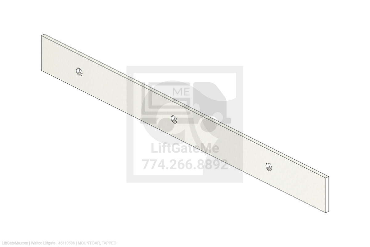 Waltco Liftgate Part Number 45110506 | mount bar, tapped