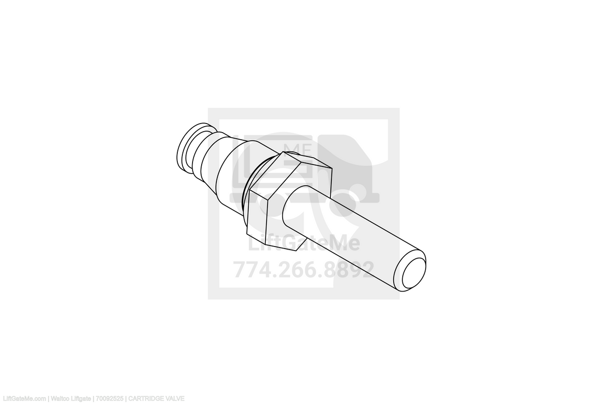 Waltco Liftgate Part Number 70092525 | cartridge valve
