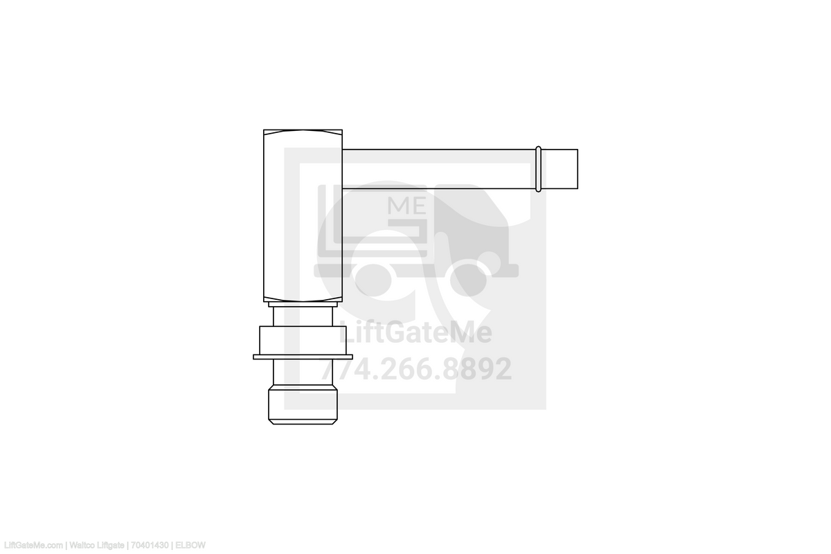 Waltco Liftgate Part Number 70401430 | elbow