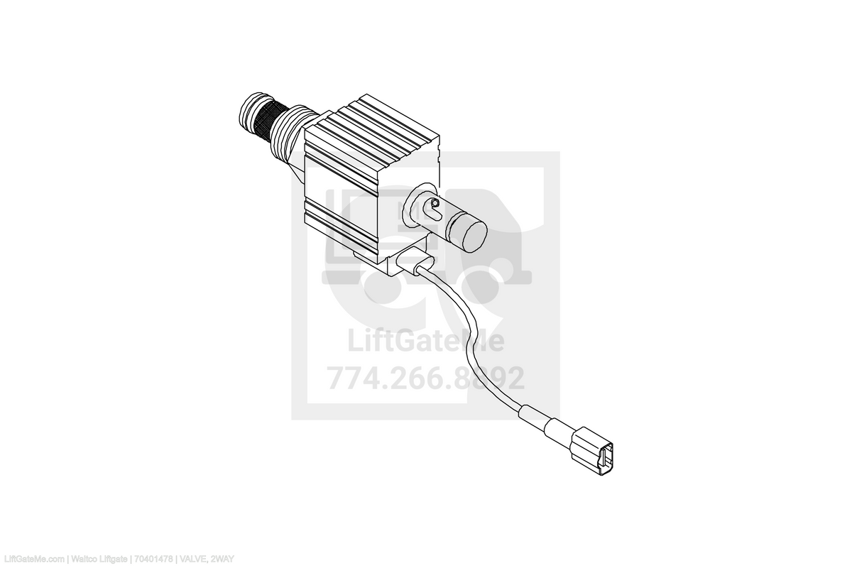 Waltco Liftgate Part Number 70401478 | valve, 2way