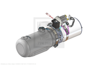 Waltco Liftgate Part Number 70430685 | pump unit, 10" reservoir, gd