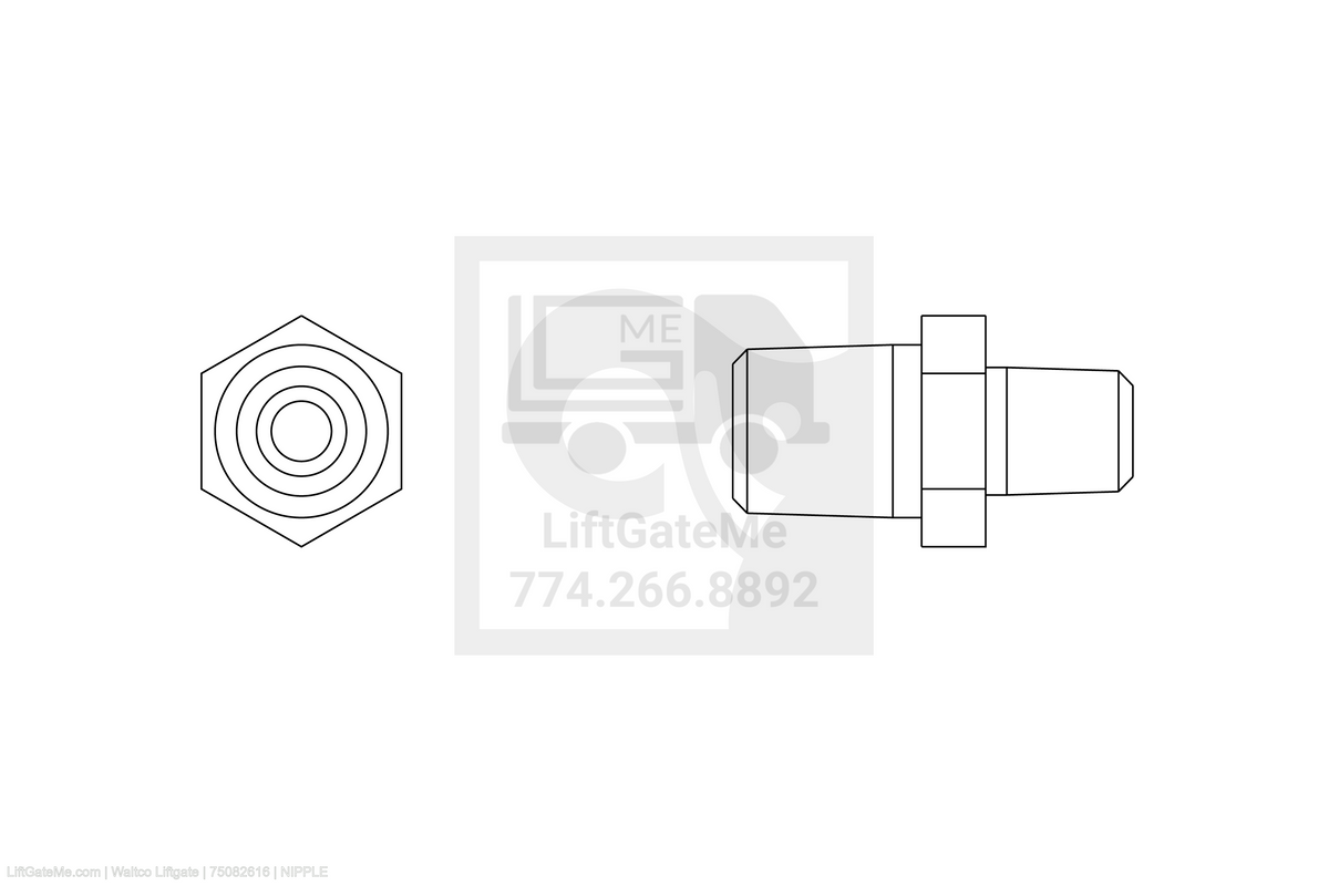 Waltco Liftgate Part Number 75082616 | nipple