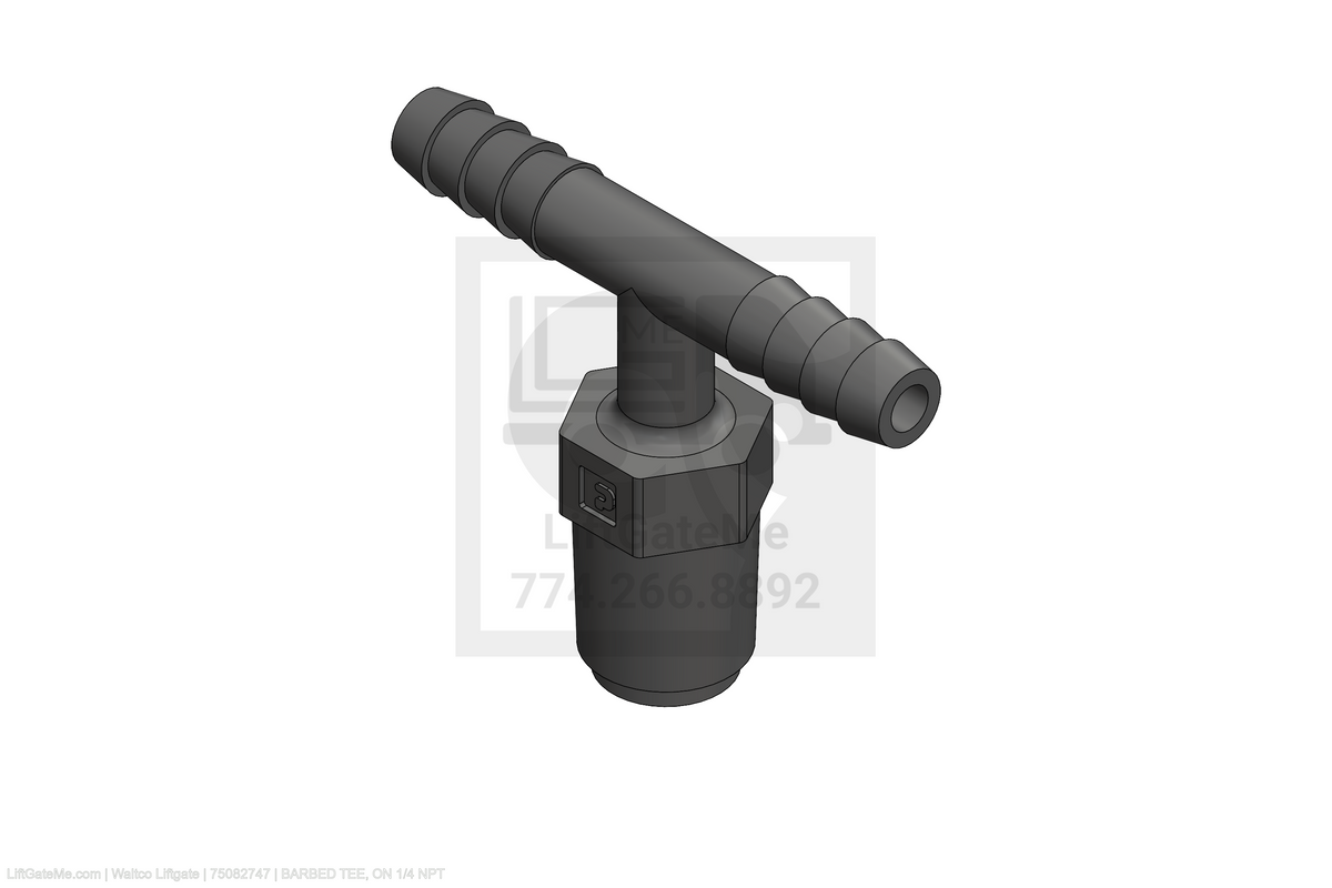 Waltco Liftgate Part Number 75082747 | barbed tee, on 1/4 npt