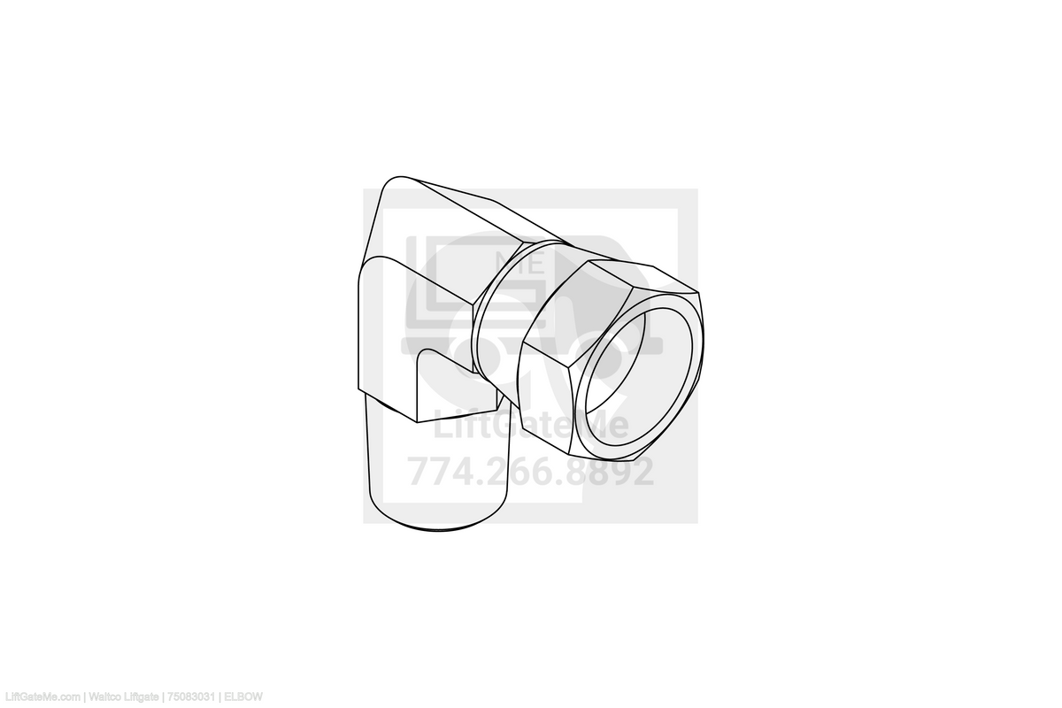Waltco Liftgate Part Number 75083031 | elbow