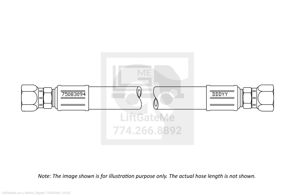 Waltco Liftgate Part Number 75083094 | hose