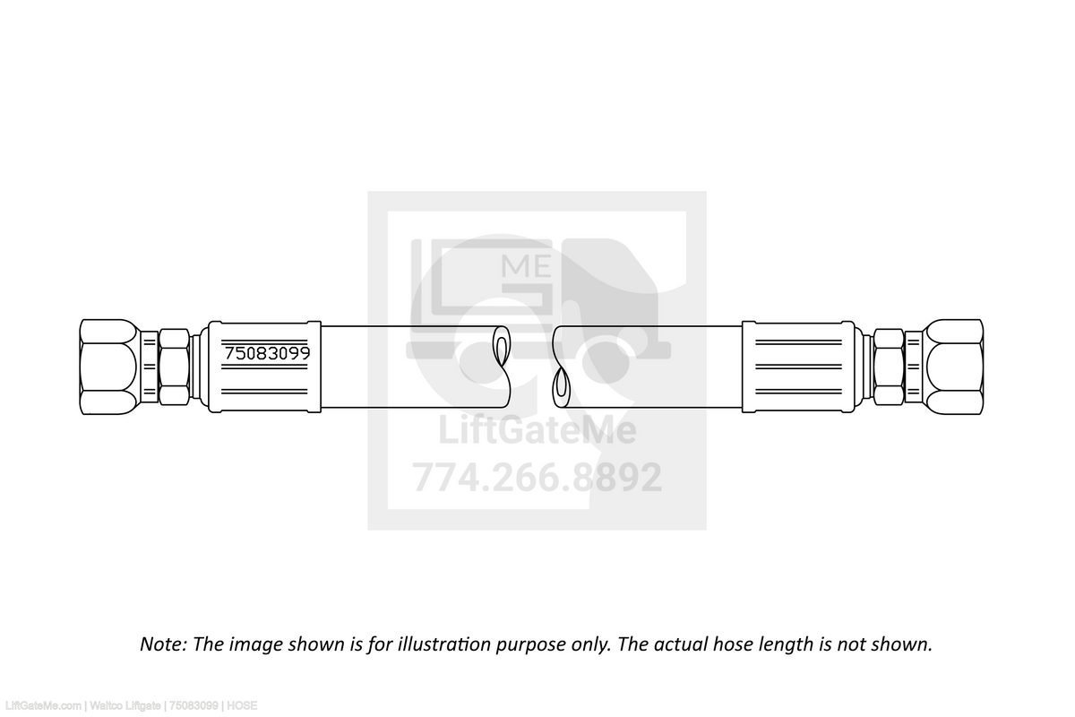 Waltco Liftgate Part Number 75083099 | hose