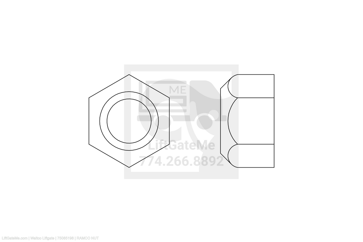Waltco Liftgate Part Number 75085198 | ramco nut