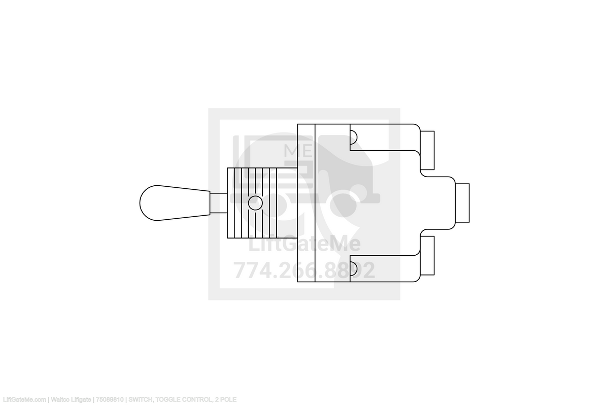 Waltco Liftgate Part Number 75089810 | switch, toggle control, 2 pole