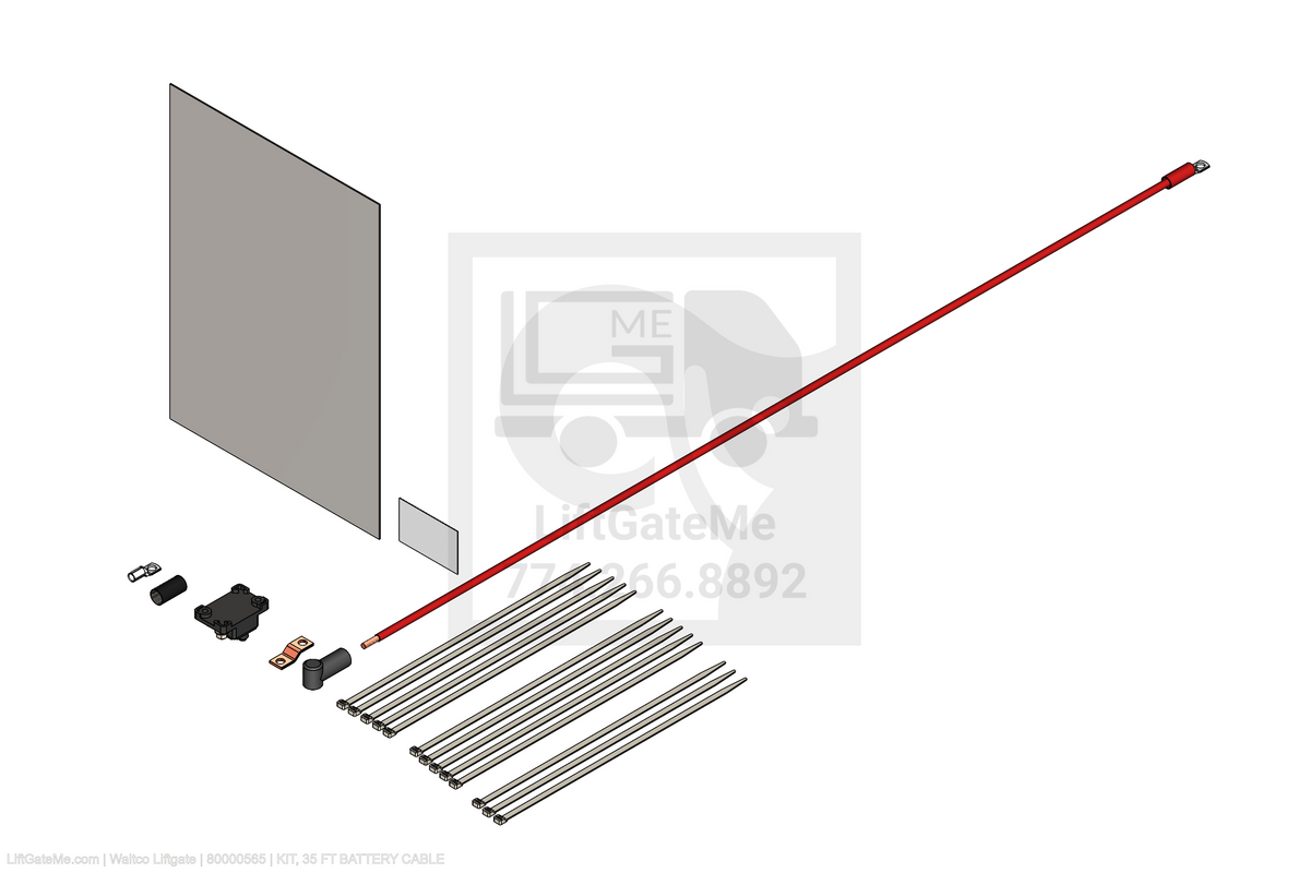 Waltco Liftgate Part Number 80000565 | kit, 35 ft battery cable