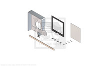 Waltco Liftgate Part Number 80000980 | kit, remote pump mounting