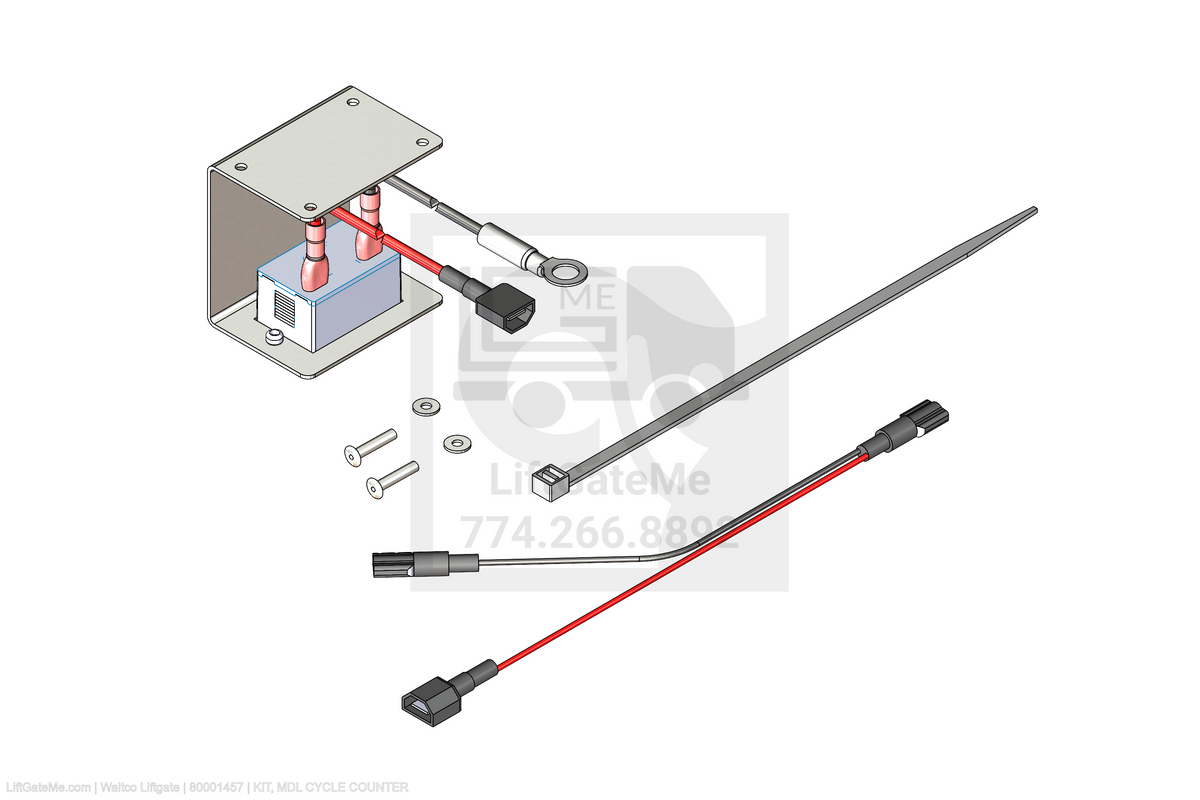 Waltco Liftgate Part Number 80001457 | kit, mdl cycle counter
