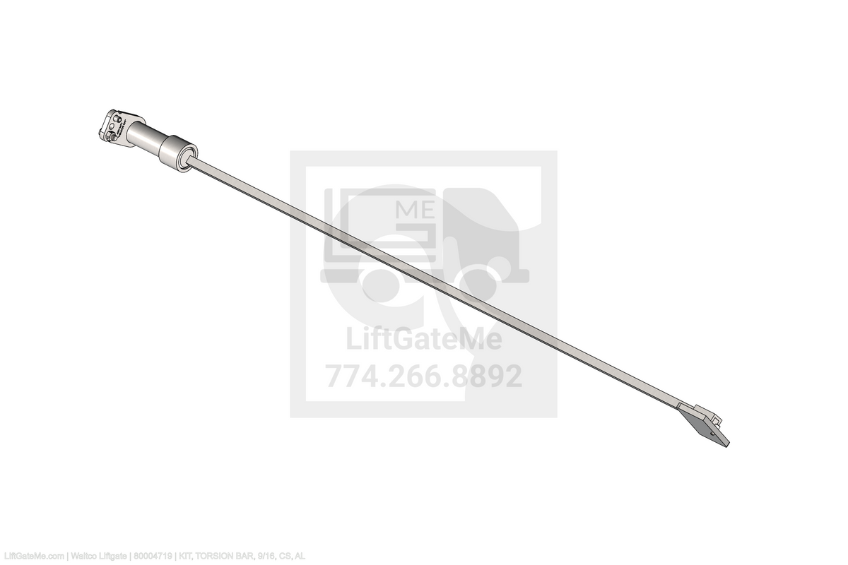 Waltco Liftgate Part Number 80004719 | kit, torsion bar, 9/16, cs, al