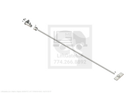 Waltco Liftgate Part Number 80004727 | kit, torsion bar, 1/2x70 ds st