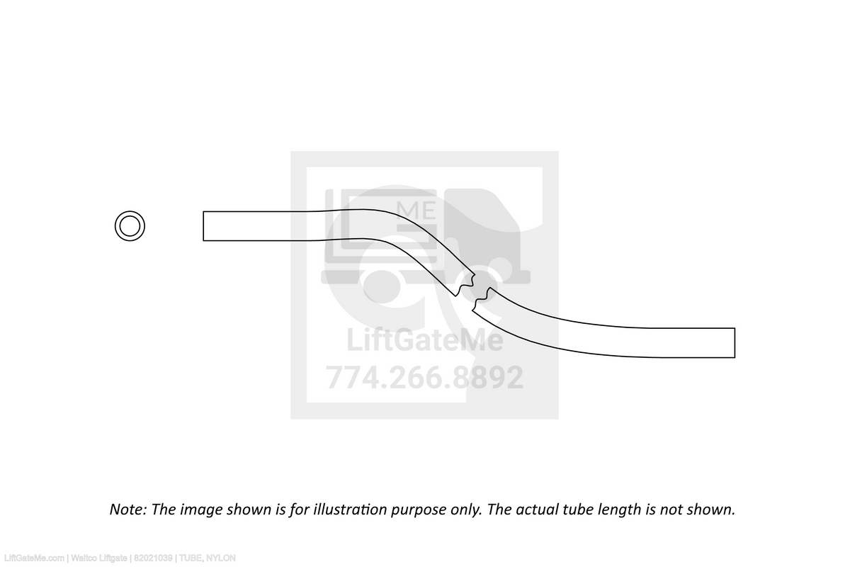 Waltco Liftgate Part Number 82021039 | tube, nylon