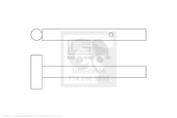 Waltco Liftgate Part Number 85803485 | pin assembly, ramp latch