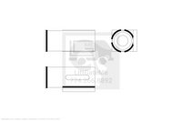 Waltco Liftgate Part Number 85803520 | pusher housing assy