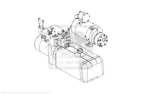 Waltco Liftgate Part Number 90908950 | pump unit, hyd 2900 psi, dp pd