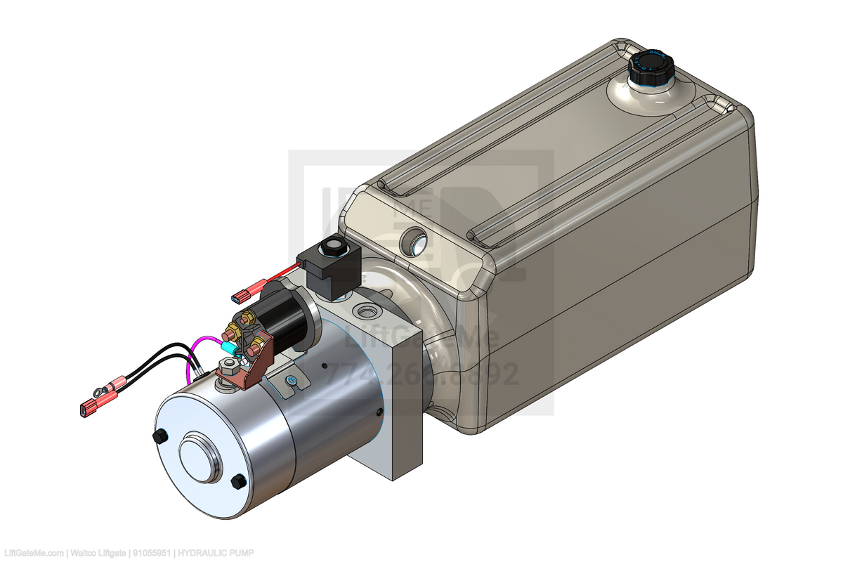 Waltco Liftgate Part Number 91055951 | hydraulic pump