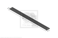 Waltco Liftgate Part Number 91160810 | kit, cart stop extrusion assy,